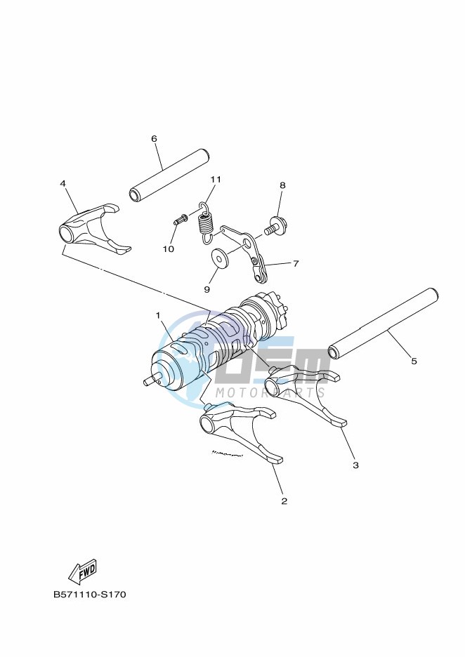 SHIFT CAM & FORK