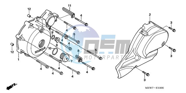 LEFT CRANKCASE COVER