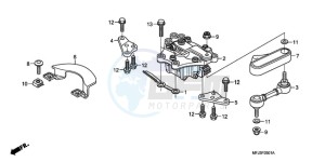 CBR600RR9 France - (F / CMF SPC) drawing STEERING DAMPER