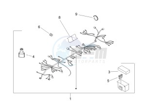 Zip 50 4T 25 Km-h (EMEA) drawing Main cable harness