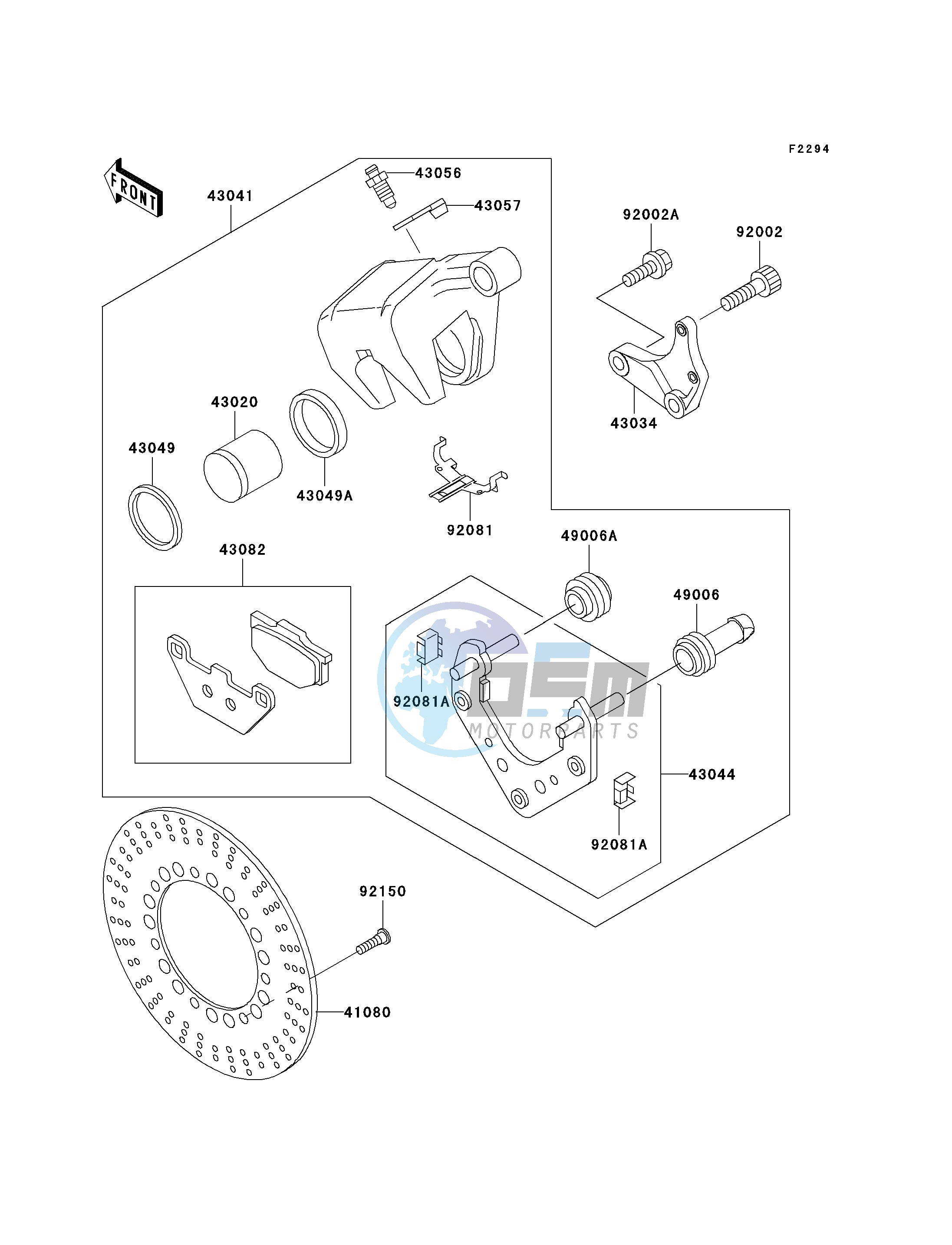 REAR BRAKE-- VN1500-E2_E3- -