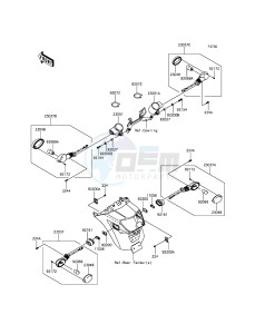 VULCAN S EN650AGF XX (EU ME A(FRICA) drawing Turn Signals