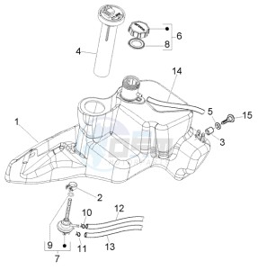 Fly 125 4t drawing Fuel Tank