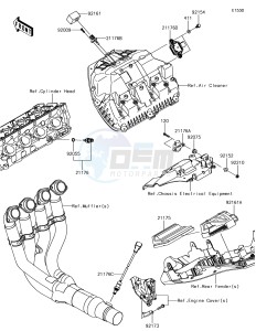 NINJA ZX-10R ZX1000SJF XX (EU ME A(FRICA) drawing Fuel Injection