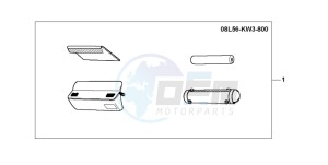 XL1000V VARADERO drawing HANDLE POCKET DX