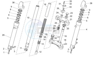 V7 II Special ABS 750 USA-CND drawing Fron fork II