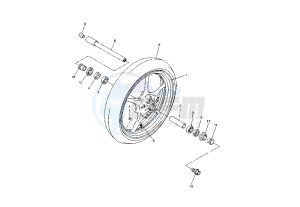 YZF R6 & LIMITED EDITION 07 600 drawing FRONT WHEEL