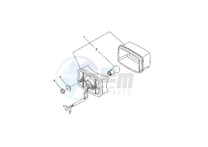 YFM FW KODIAK 400 drawing TAILLIGHT