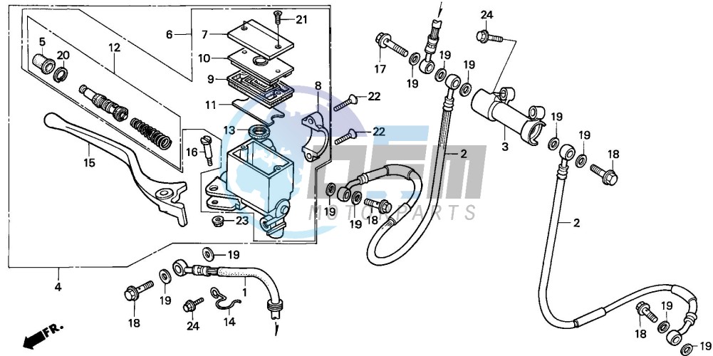 FR. BRAKE MASTER CYLINDER