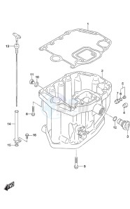 DF 140A drawing Oil Pan