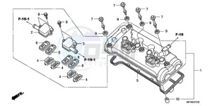 CBF1000A9 Europe Direct - (ED) drawing CYLINDER HEAD COVER