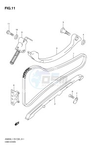 AN650 (E3-E28) Burgman drawing CAM CHAIN