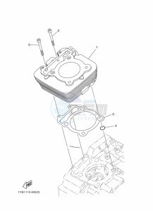 XT250 (B7C3) drawing CYLINDER