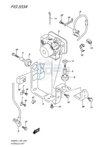 SV650 ABS EU drawing HYDRAULIC UNIT