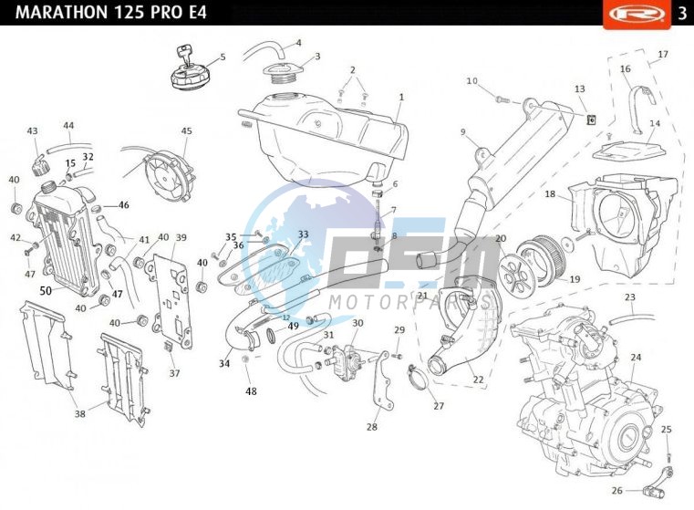 TANK-EXHAUST-RADIATOR