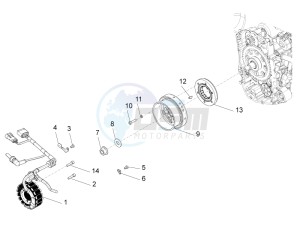 X10 350 4t 4v ie e3 drawing Flywheel magneto