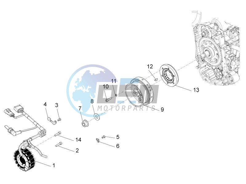 Flywheel magneto