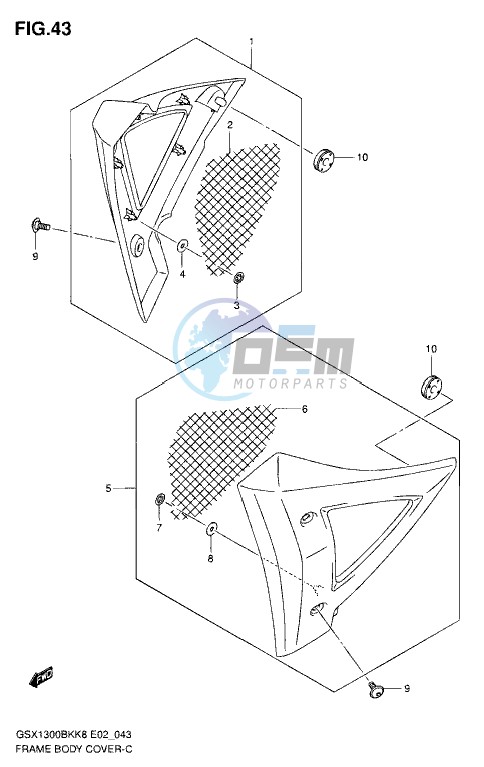 FRAME BODY COVER