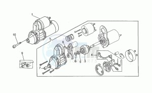 California 1100 drawing Starter motor