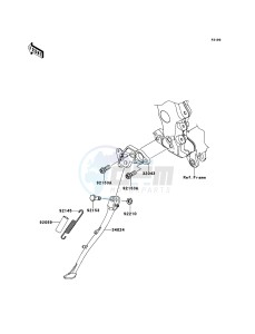 ZZR1400_ABS ZX1400FDF FR GB XX (EU ME A(FRICA) drawing Stand(s)