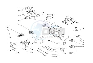 Pegaso 125 GQ drawing Wiring harness