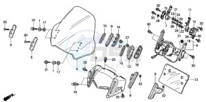 ST1300A drawing WIND SCREEN