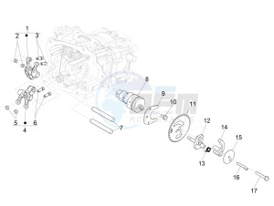 GTV 300 HPE SEI GIORNI IE E4 ABS (APAC) drawing Rocking levers support unit