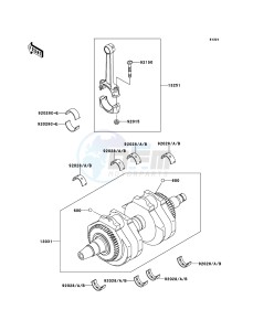 W800 EJ800ADFA GB XX (EU ME A(FRICA) drawing Crankshaft