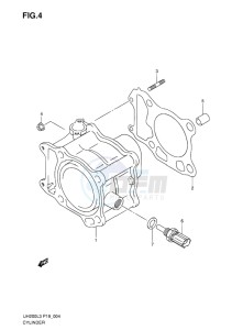 UH200G BURGMAN EU drawing CYLINDER