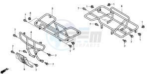 TRX350FM RANCHER 4X4S drawing CARRIER