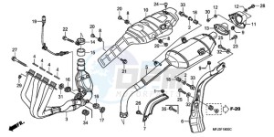 CBR600RR9 Europe Direct - (ED / SPC) drawing EXHAUST MUFFLER