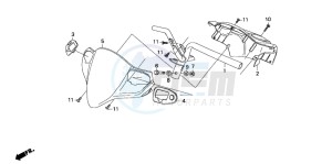 SZX50S X8R-S drawing HANDLE COVER/ STEERING HANDLE