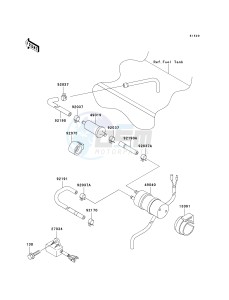 KAF 620 E [MULE 3010 4X4] (E1-E5) [MULE 3010 4X4] drawing FUEL PUMP