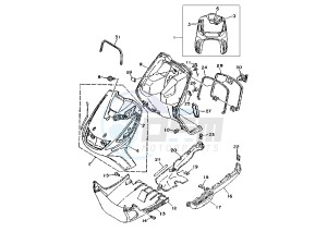 CR Z 50 drawing FRONT SHIELD