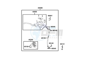 VP 50 drawing Brake Master Cylinder