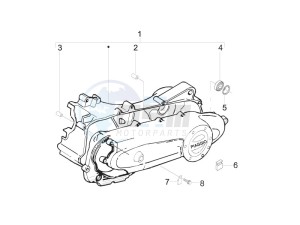 Liberty 50 2t moc drawing Crankcase cover - Crankcase cooling