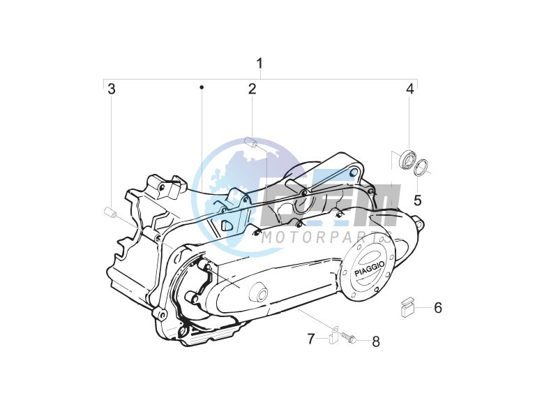 Crankcase cover - Crankcase cooling