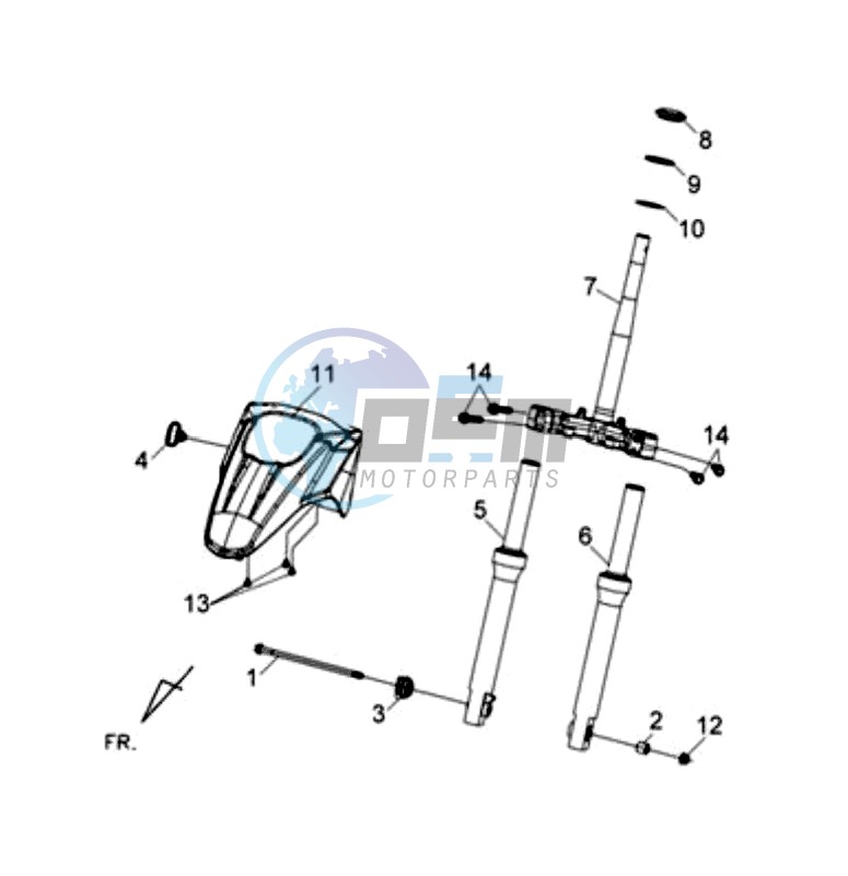 FRONT FORK/ FRONT FENDER