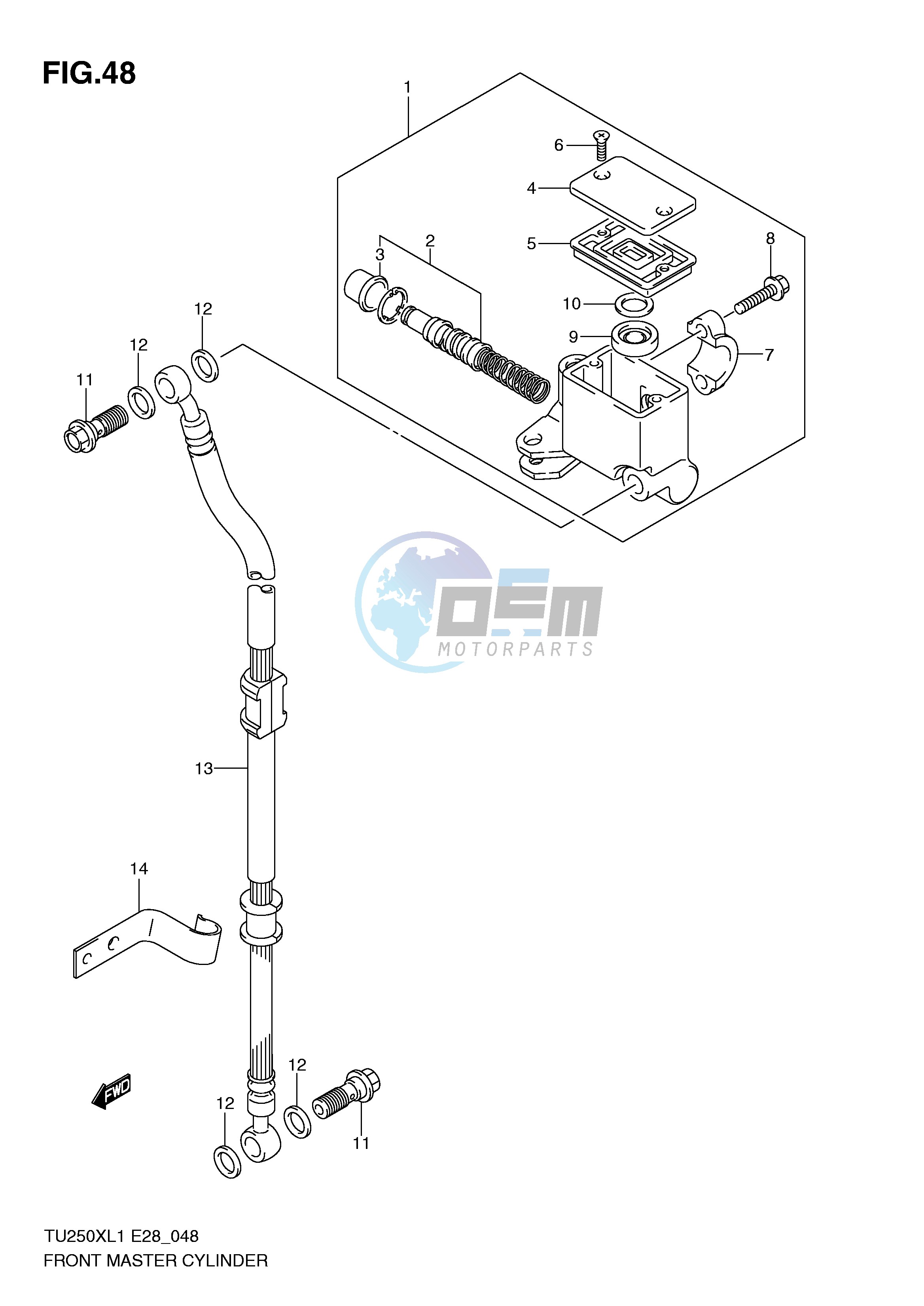 FRONT MASTER CYLINDER