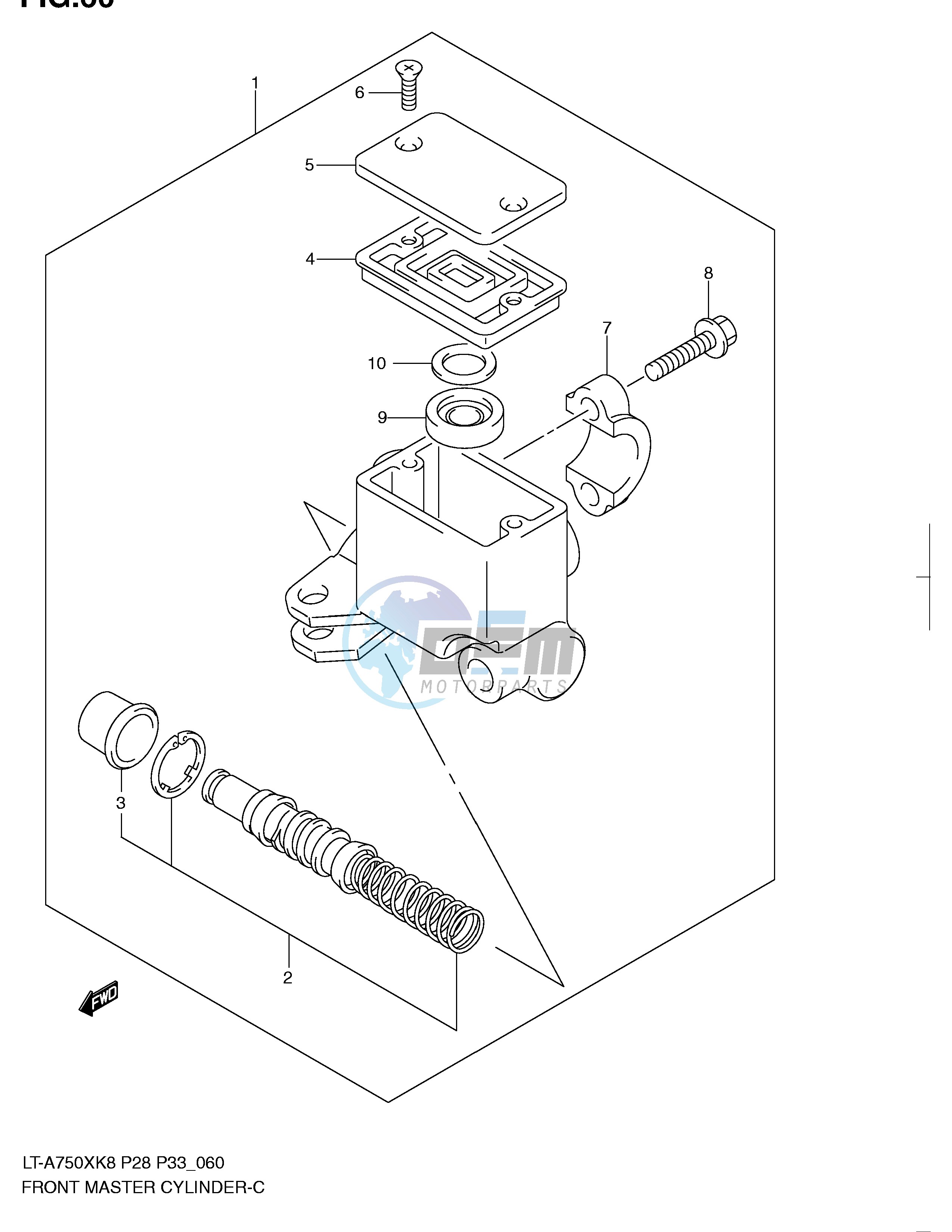 FRONT MASTER CYLINDER