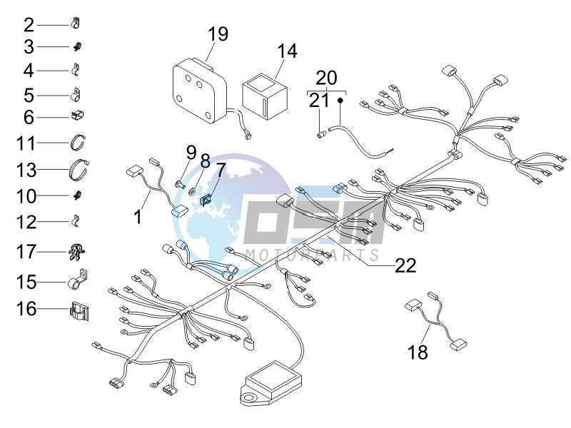 Main cable harness