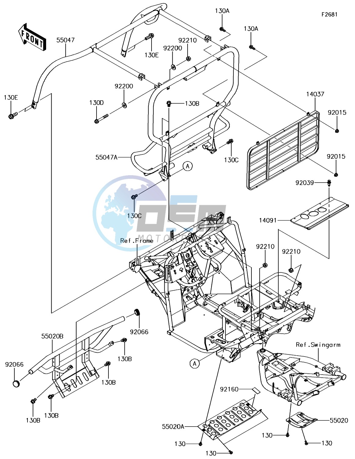 Guards/Cab Frame