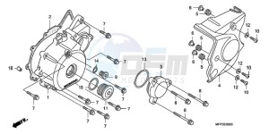 CB1300SA9 Australia - (U / ABS BCT MME TWO TY2) drawing LEFT CRANKCASE COVER