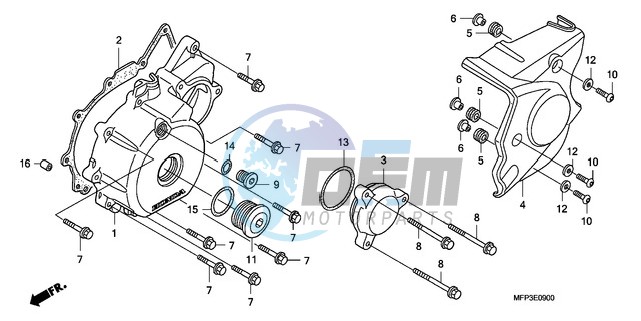 LEFT CRANKCASE COVER