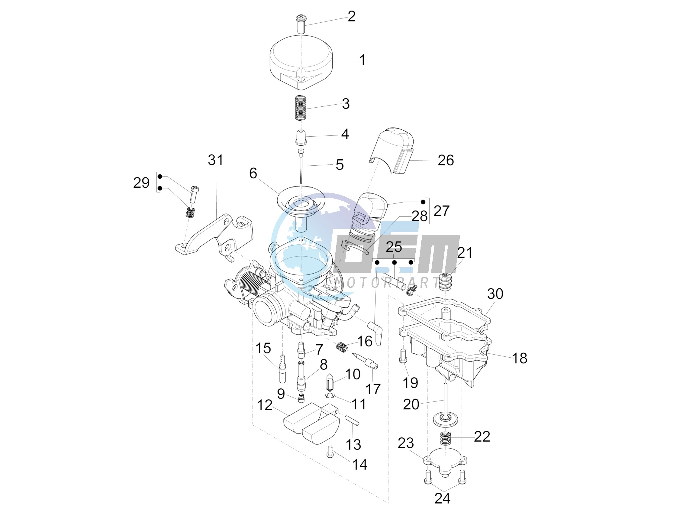 Carburetor's components