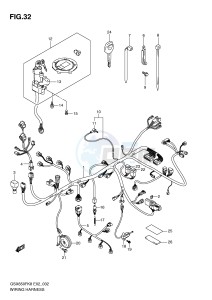 GSX650F (E2) Katana drawing WIRING HARNESS (GSX650F FU)