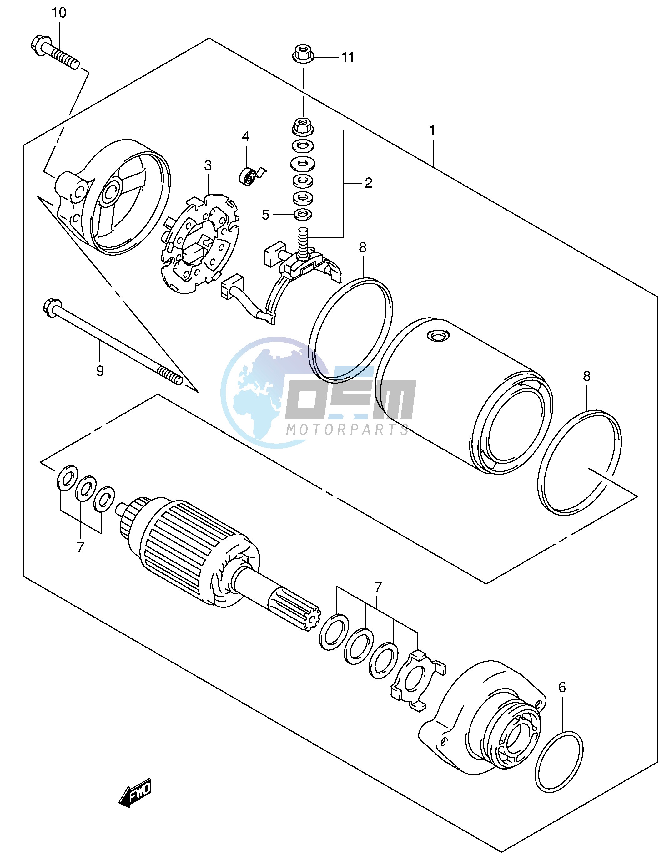 STARTING MOTOR