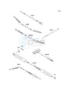 KAF 300 D [MULE 520] (D1-D2) [MULE 520] drawing CABLES