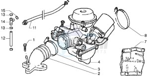 Hexagon 180 GTX drawing Carburettor