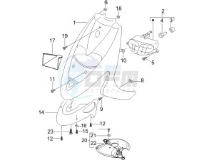 Stalker 50 drawing Front shield